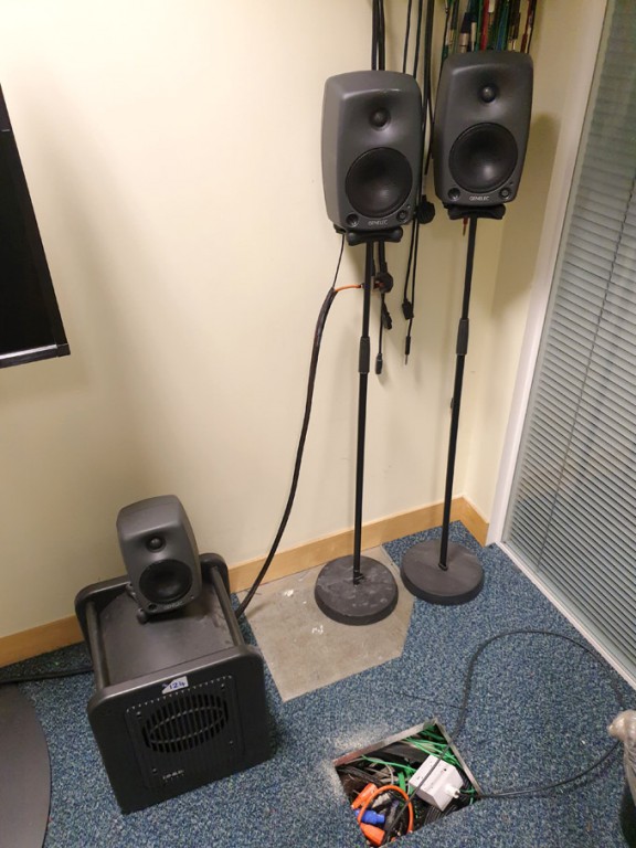 Genelec 5.1 surround speaker system inc: 3x 8020B...
