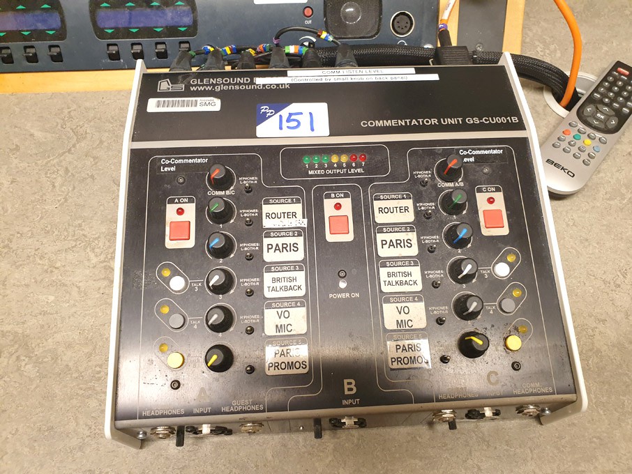 Glensound GS-CU001B commentator unit