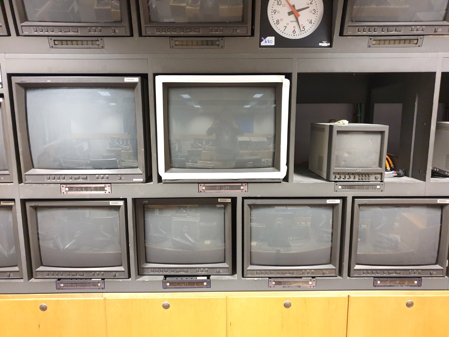 24x various JVC 10", 17" & 20" CRT studio monitors