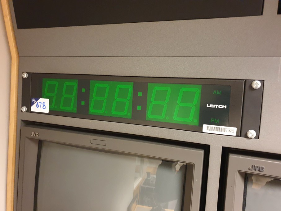 Leitch DTD-5225-G slave digital studio clock