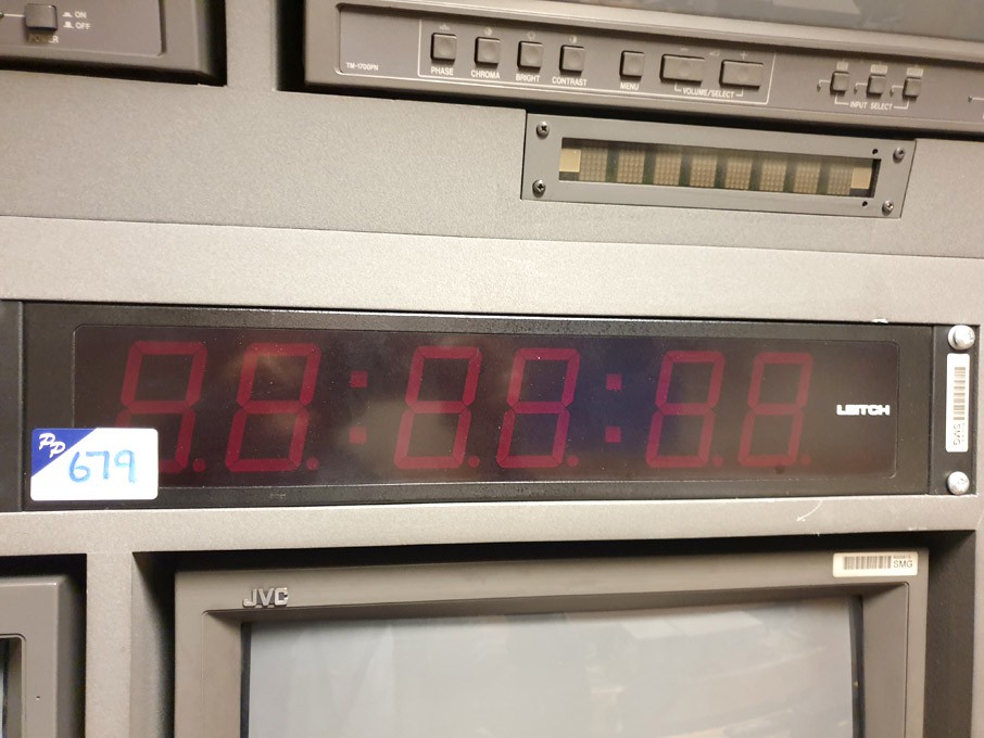 Leitch DTD-5225-R slave digital studio clock