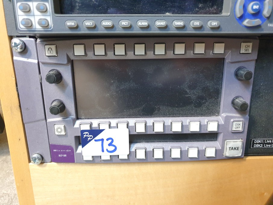 Miranda RCP-BR touch screen branding control panel