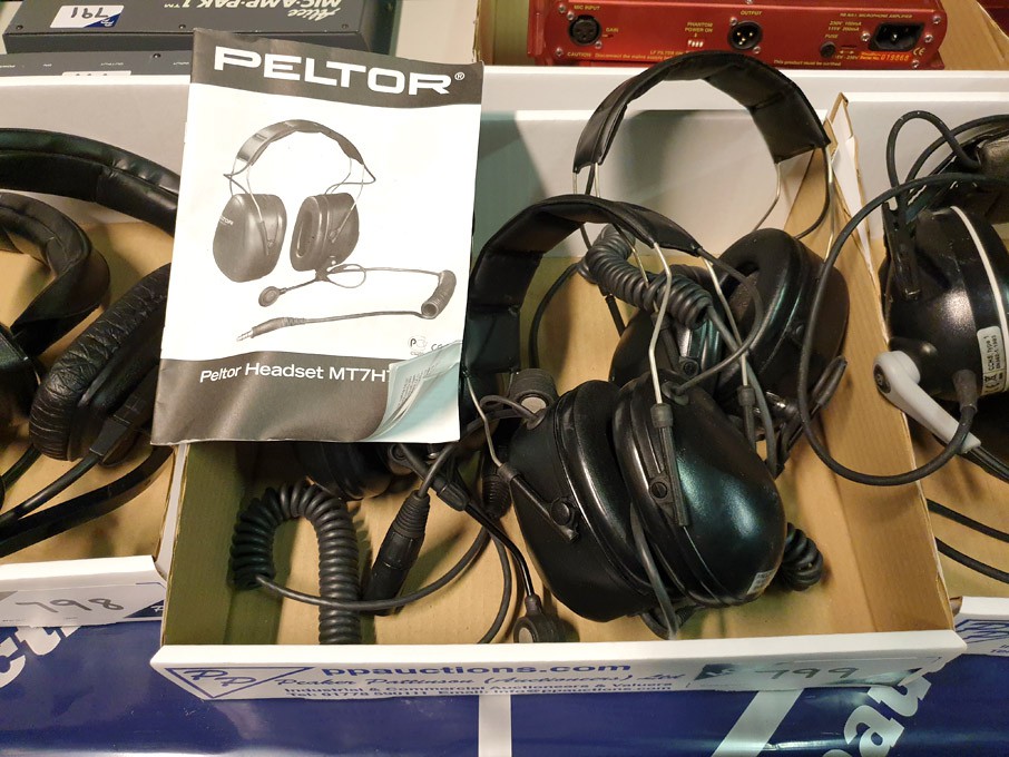 3x Peltor MT7H79 headsets