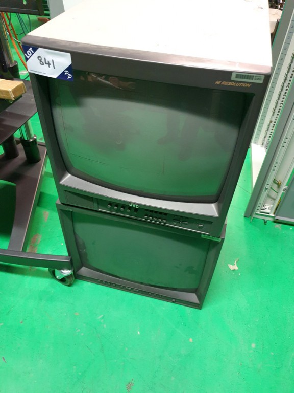 2x JVC BM-H2000PN & TM-2100PNK CRT studio monitors