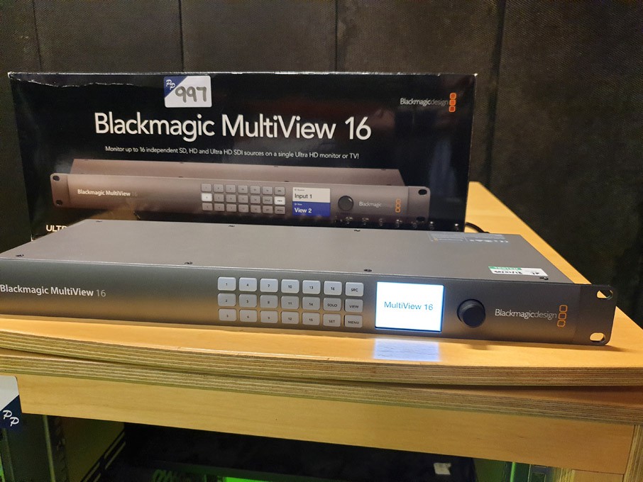 BlackMagic Design Multiview 16 multi-source monito...
