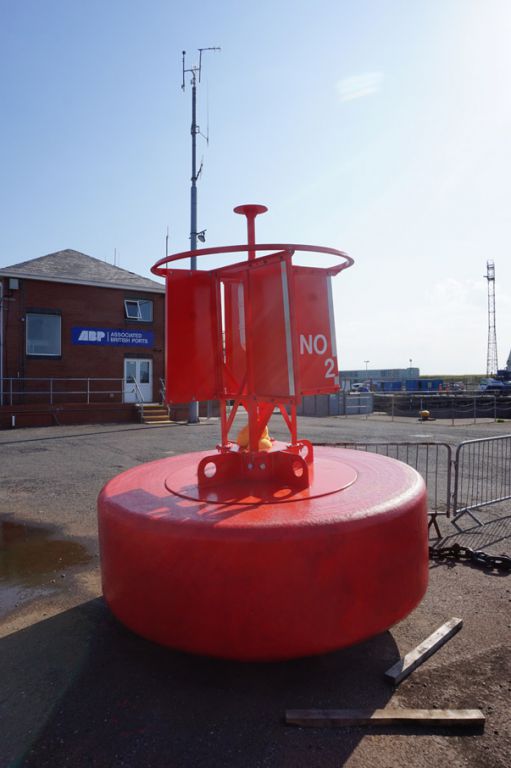 IALA approved navigational buoy with rubber insert...