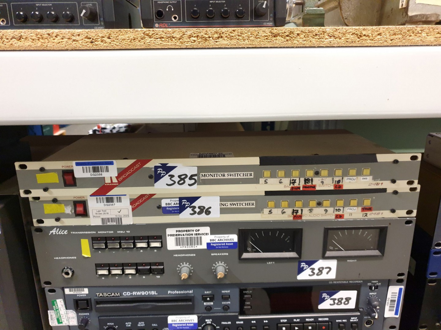 Kramer Broadcast 2481 balanced audio switch