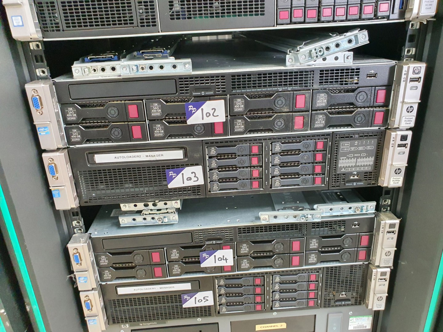 HP ProLiant DL380e Gen8 Intel Xeon rack type serve...