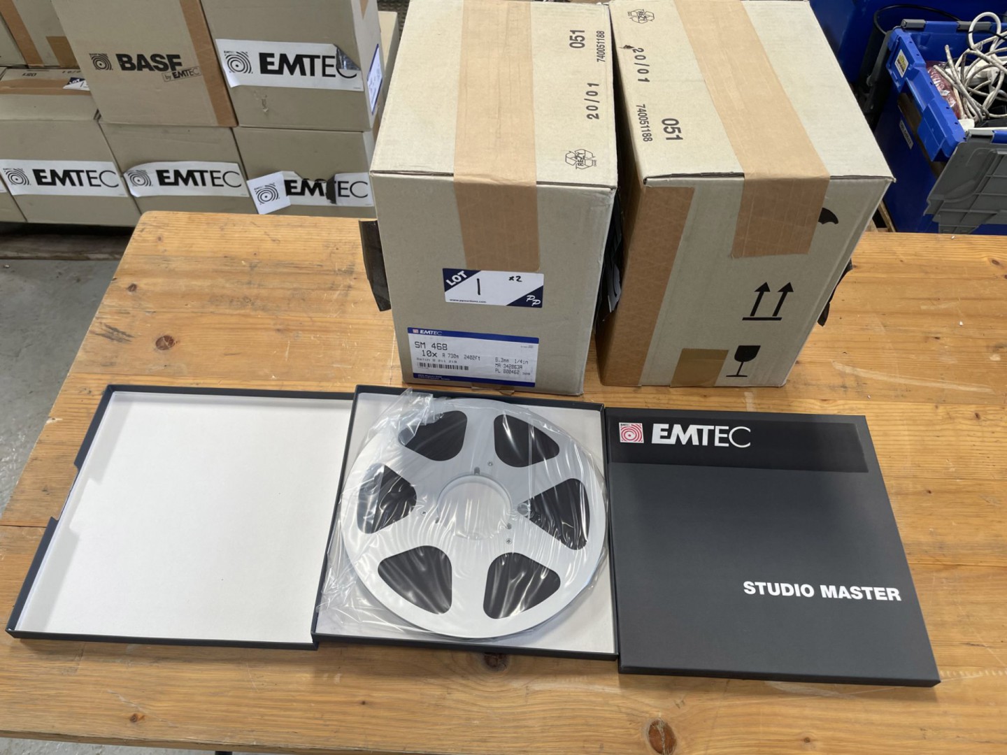 2 boxes (10 per box) Emtec SM468 Professional 1/4"...