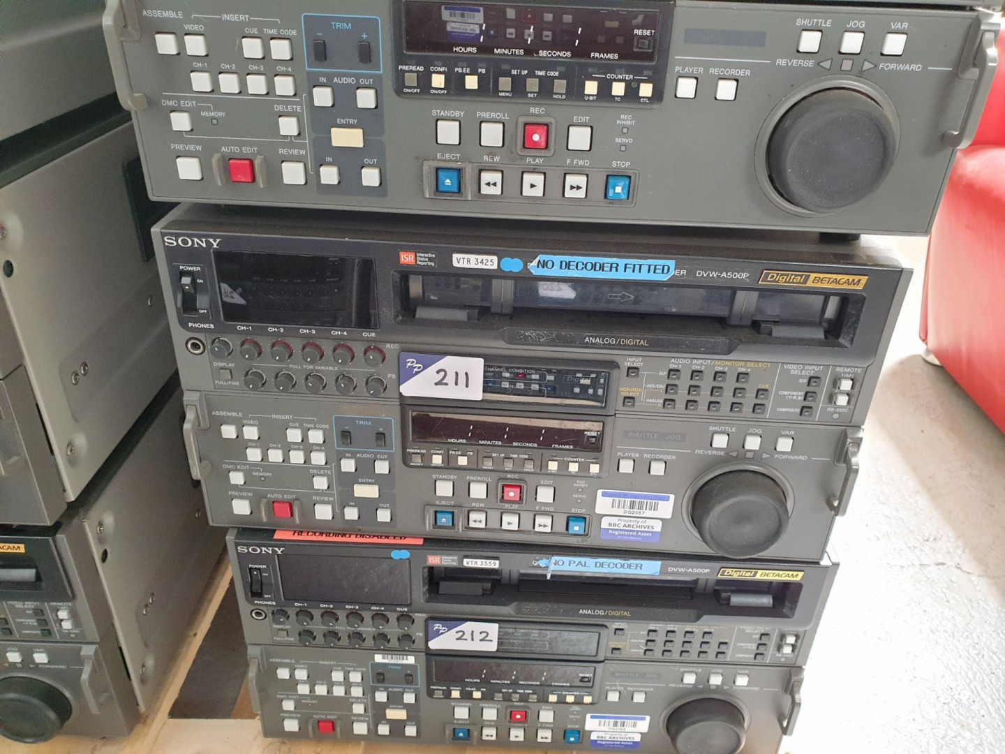 Sony DVW-A500P digital video cassette recorder (no...