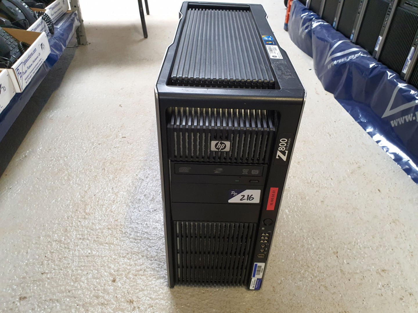 HP Z800 Intel Xeon workstation
