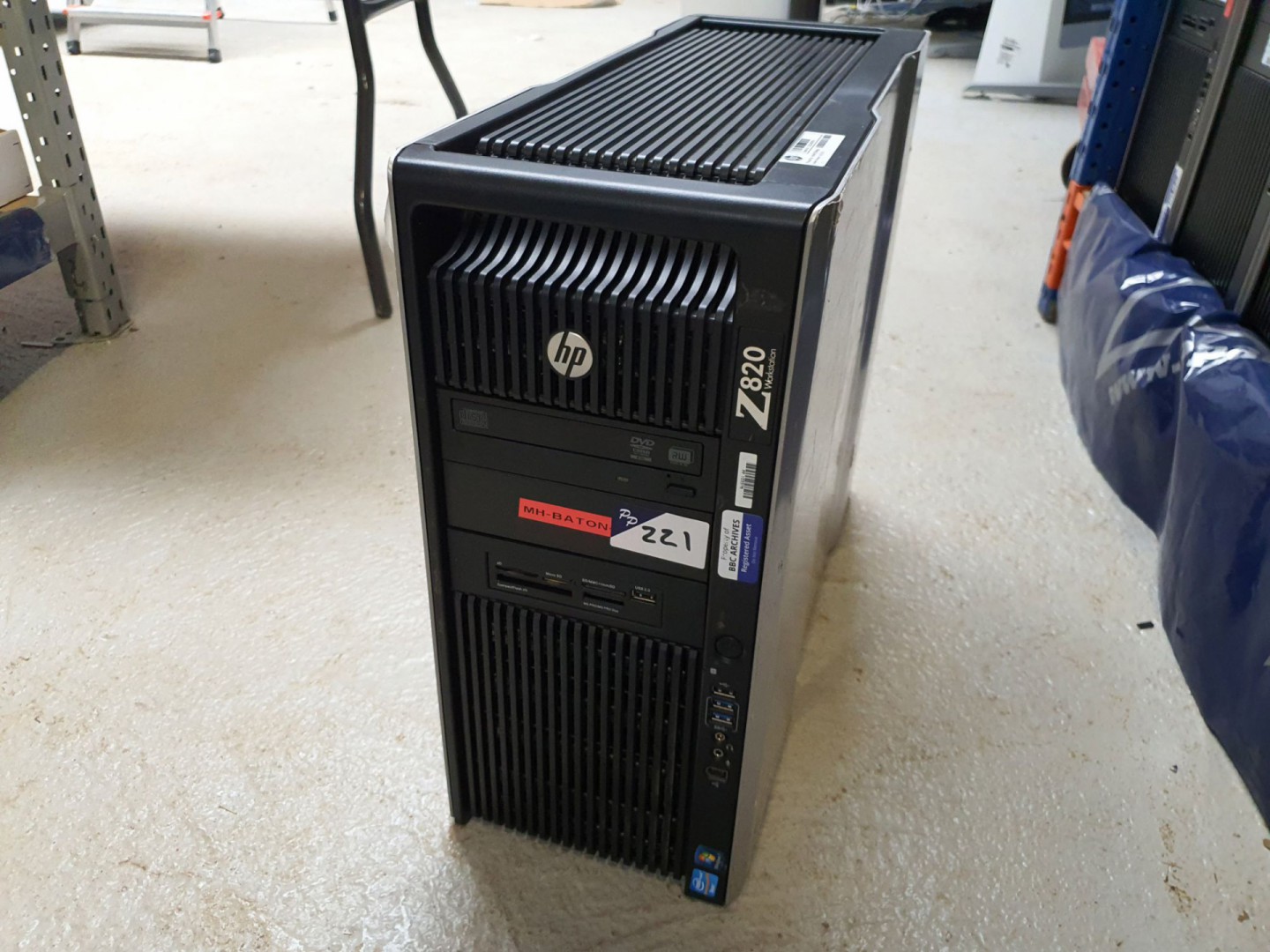 HP Z820 Intel Xeon workstation