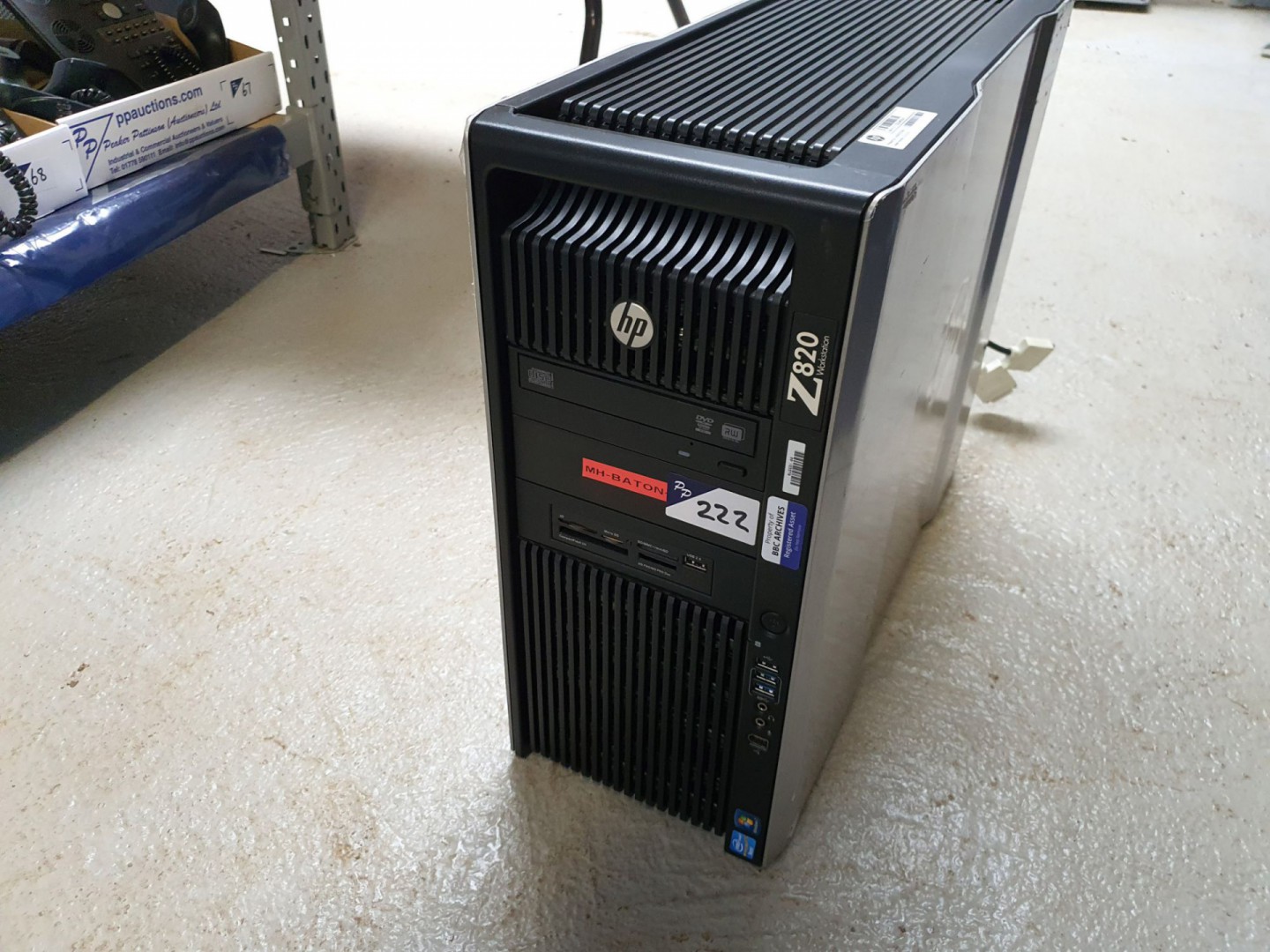 HP Z820 Intel Xeon workstation