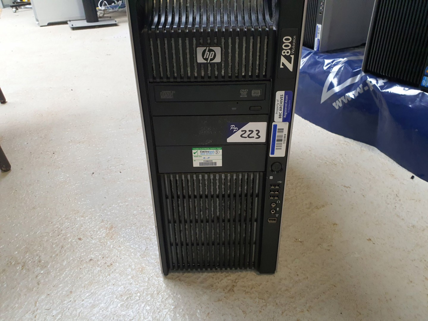 HP Z800 Intel Xeon workstation