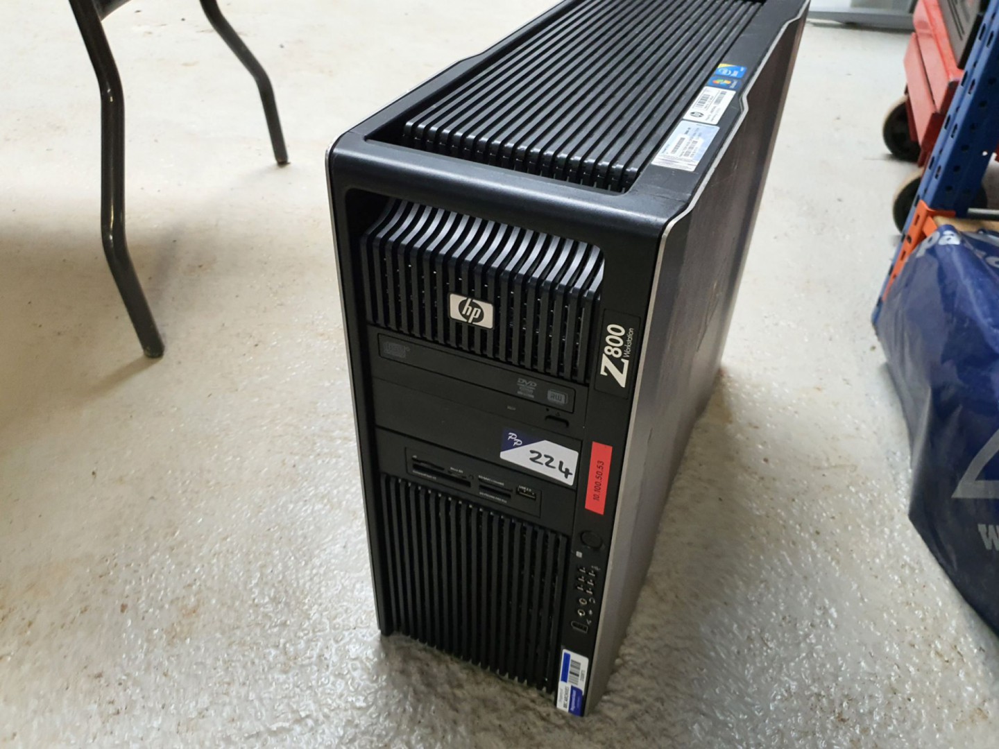 HP Z800 Intel Xeon workstation