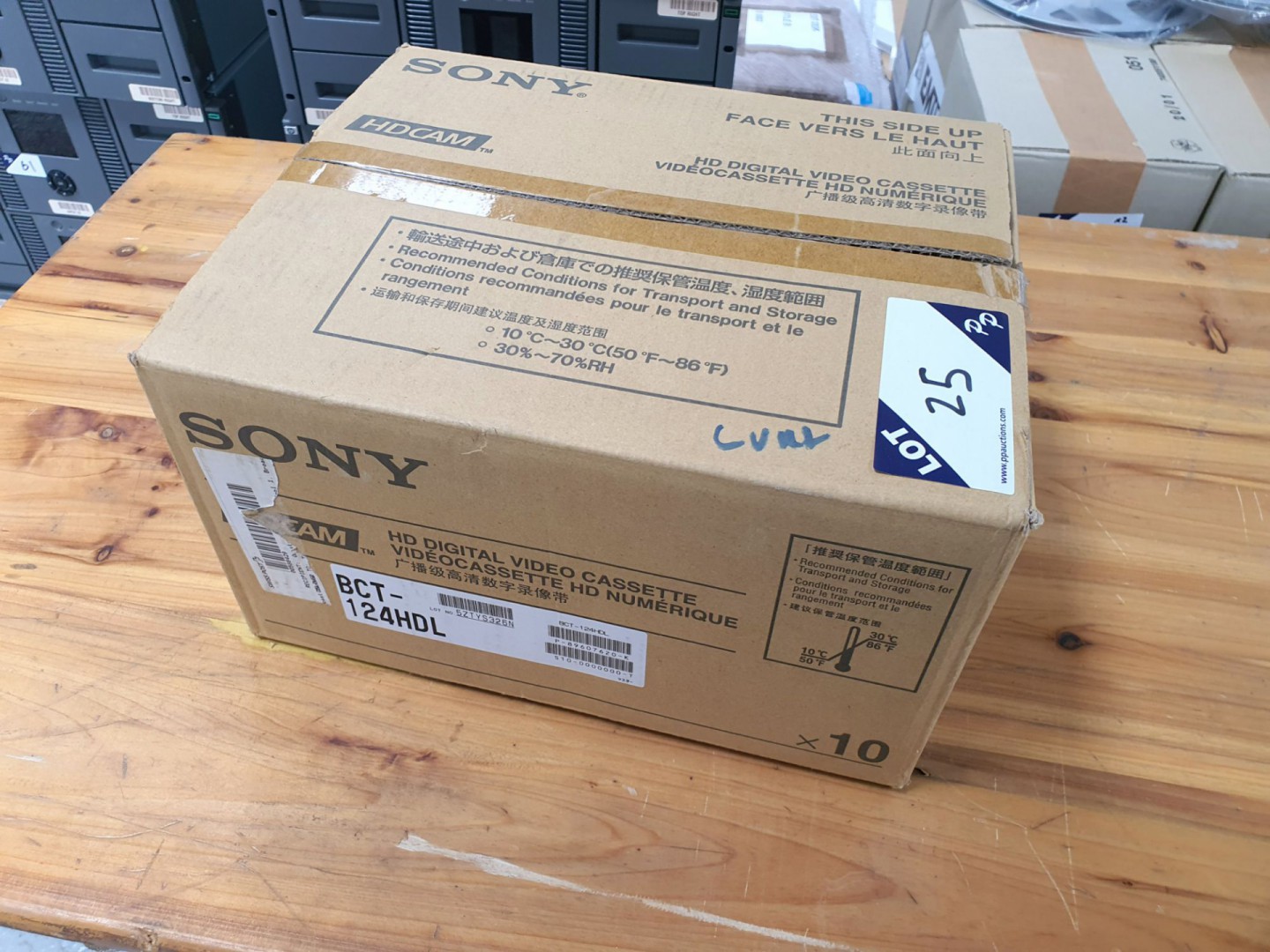 1 box (10 per box) Sony BCT-124HDL HD digital vide...