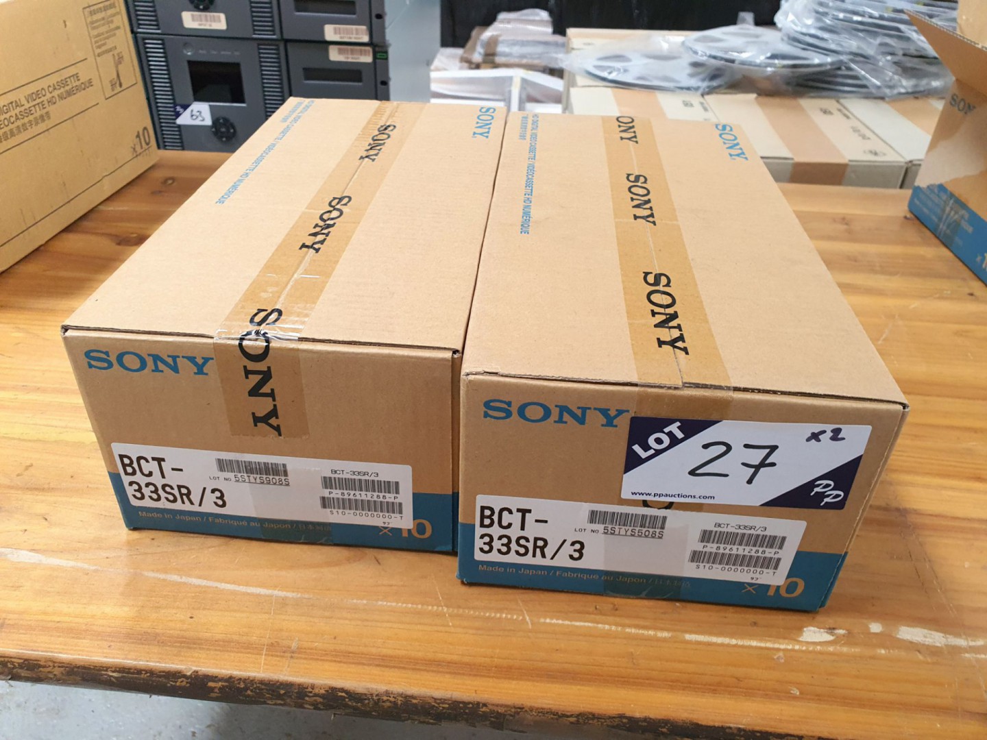 2 boxes (10 per box) Sony BCT-33SR/3 HD digital vi...