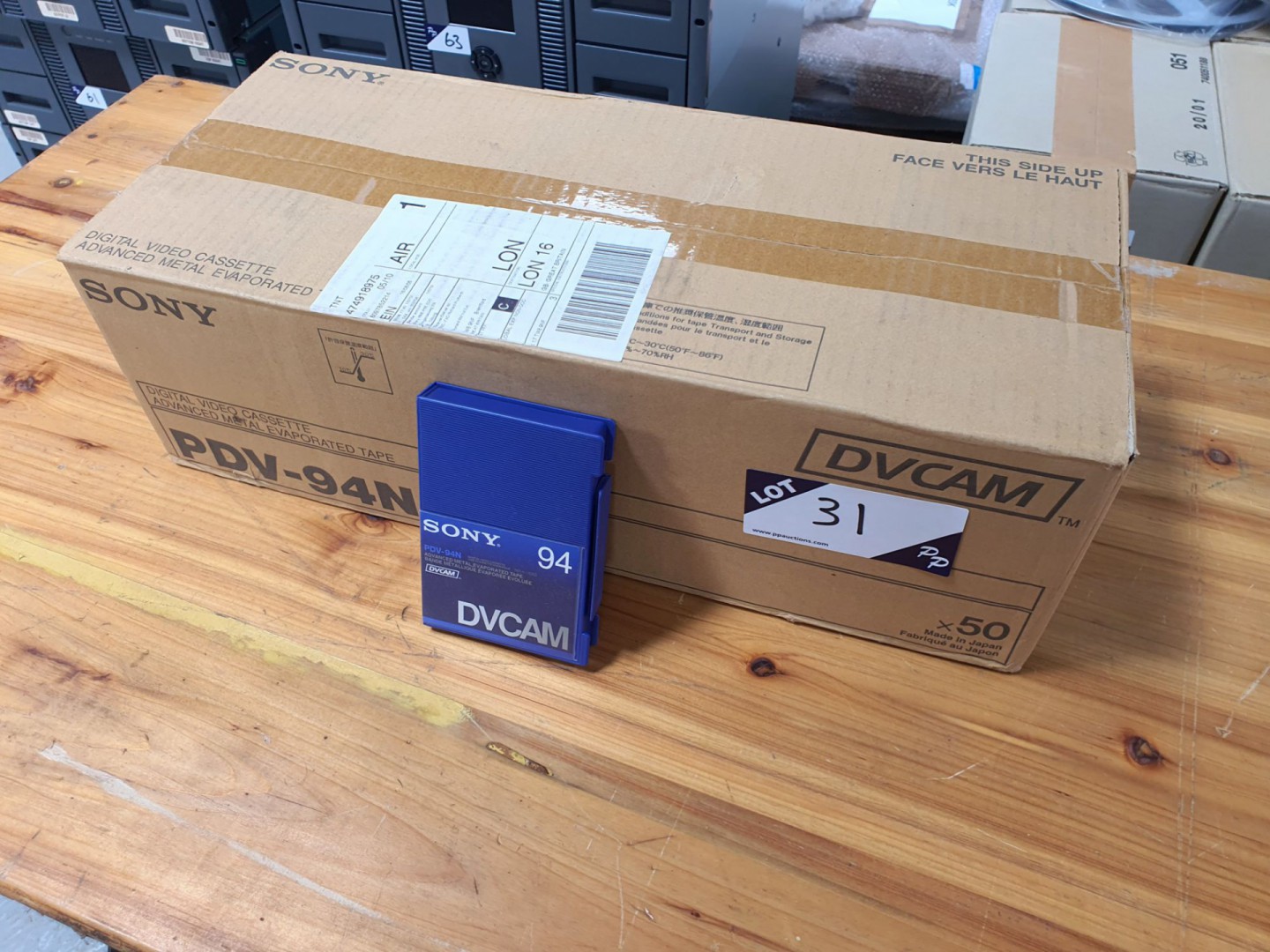 1 box (50 per box) Sony PDV-94N digital video cass...