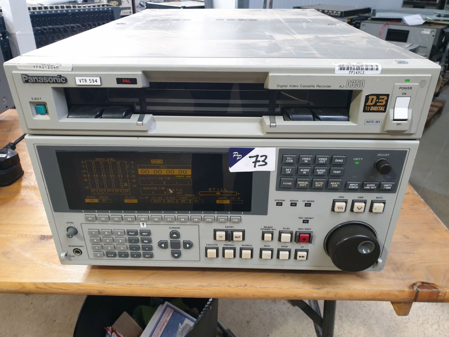 Panasonic AJ-D350 digital video cassette recorder,...