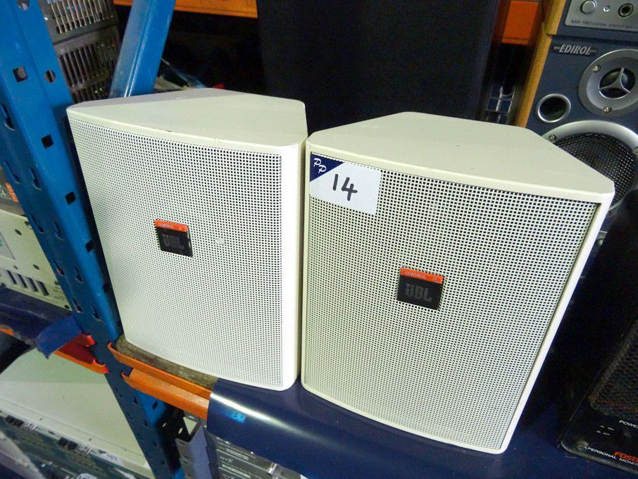 2x SBL 25 white speakers