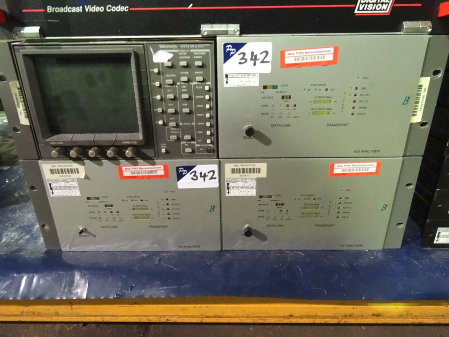 Tektronix WRM 601i serial component monitor, 3x AS...