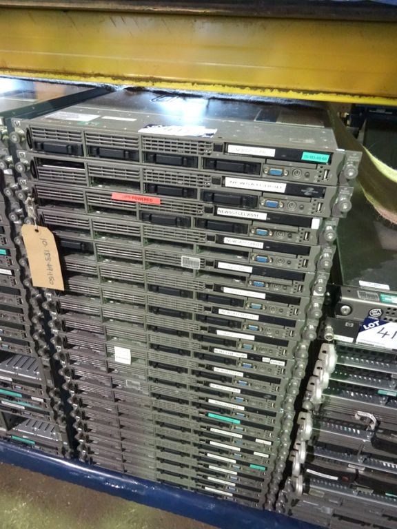 19x HP Proliant DL360 G5 rack type 1U servers