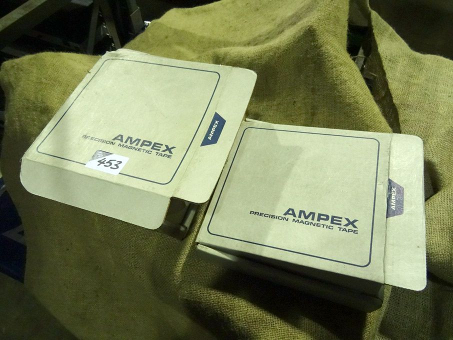 2x Ampex precision magnetic tapes, Type C 625/50 P...
