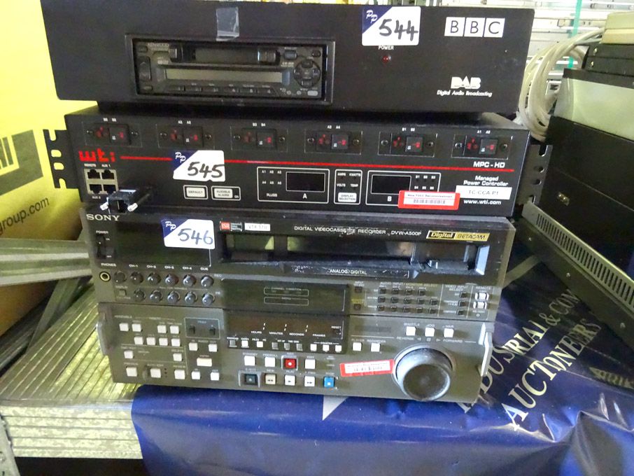 Kenwood KRC-358DAB car cassette player in BBC surr...