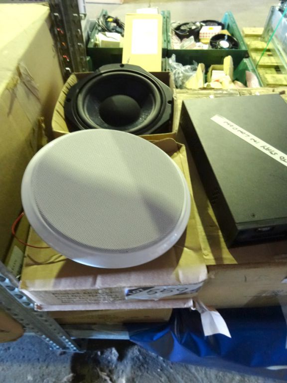 Qty various speakers inc: Next 2 MC-6T, LVD B2202