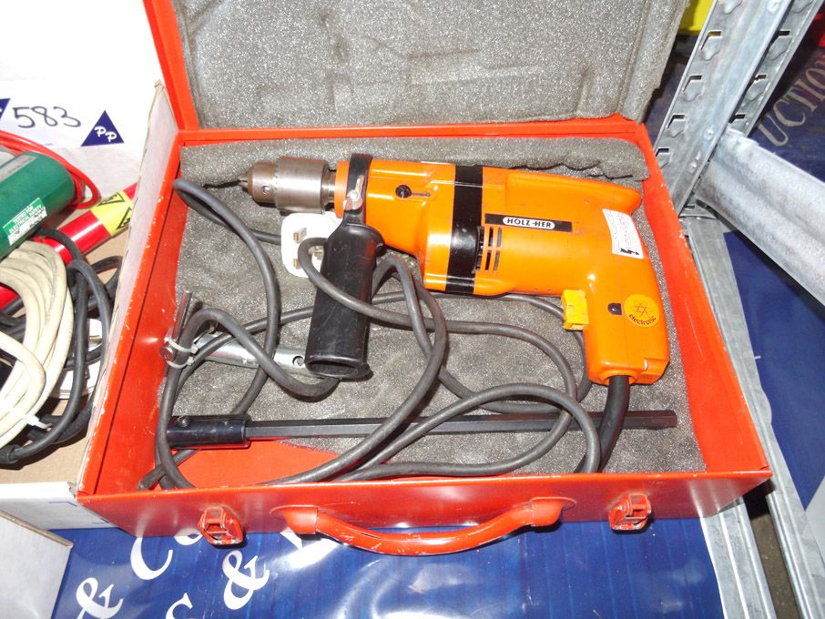 Holz-Her 2845 electric drill in case, 240v
