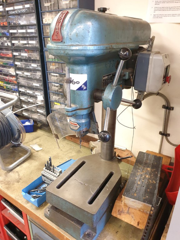 Meddings single spindle bench drill, 500-4000rpm,...