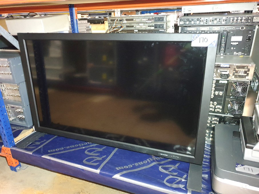 Sharp PN-465E 46" full HD LCD monitor on stand
