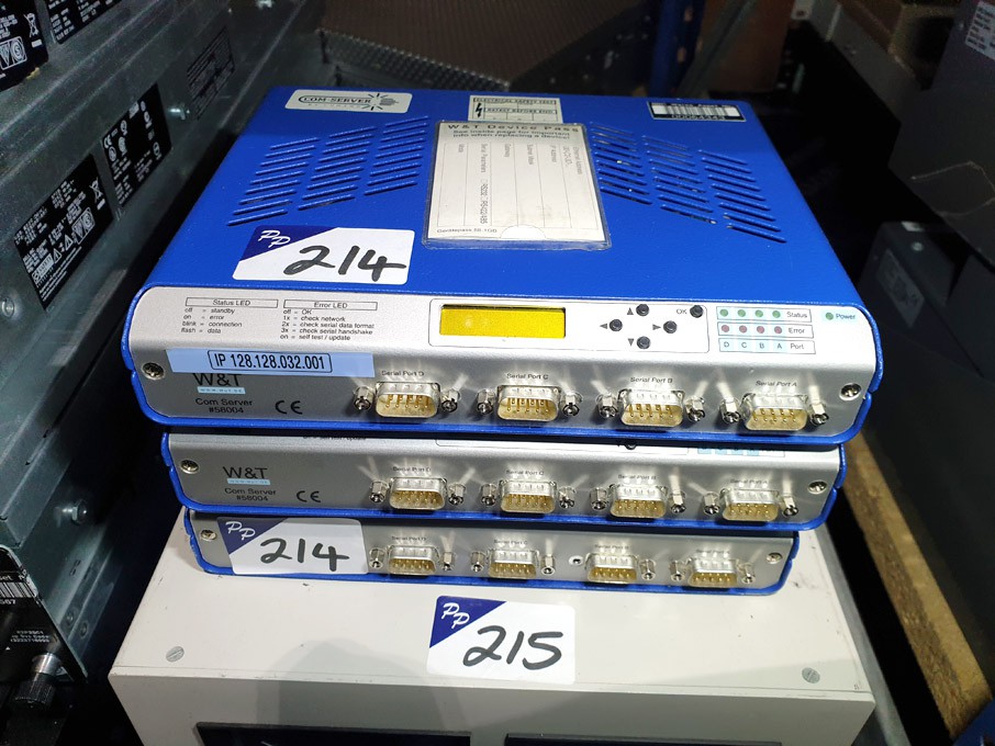 3x W&T 58004 communication servers