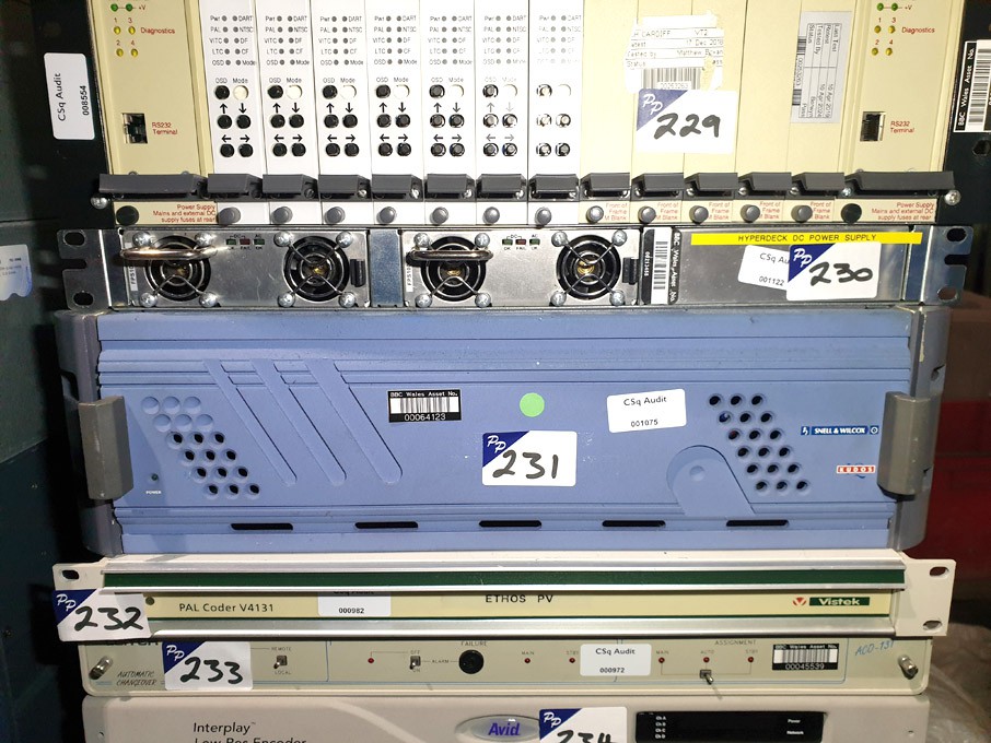 Snell & Wilcox kudos chassis with 4x IQBDACD, 1x I...