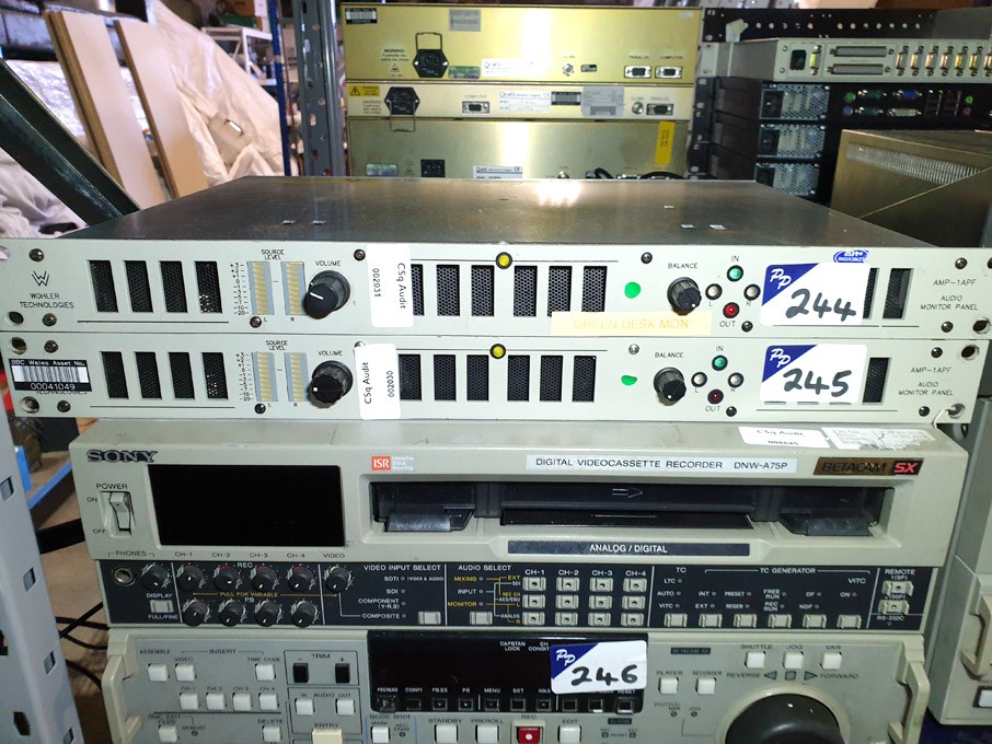 Wohler Amp-1APF audio monitor panel