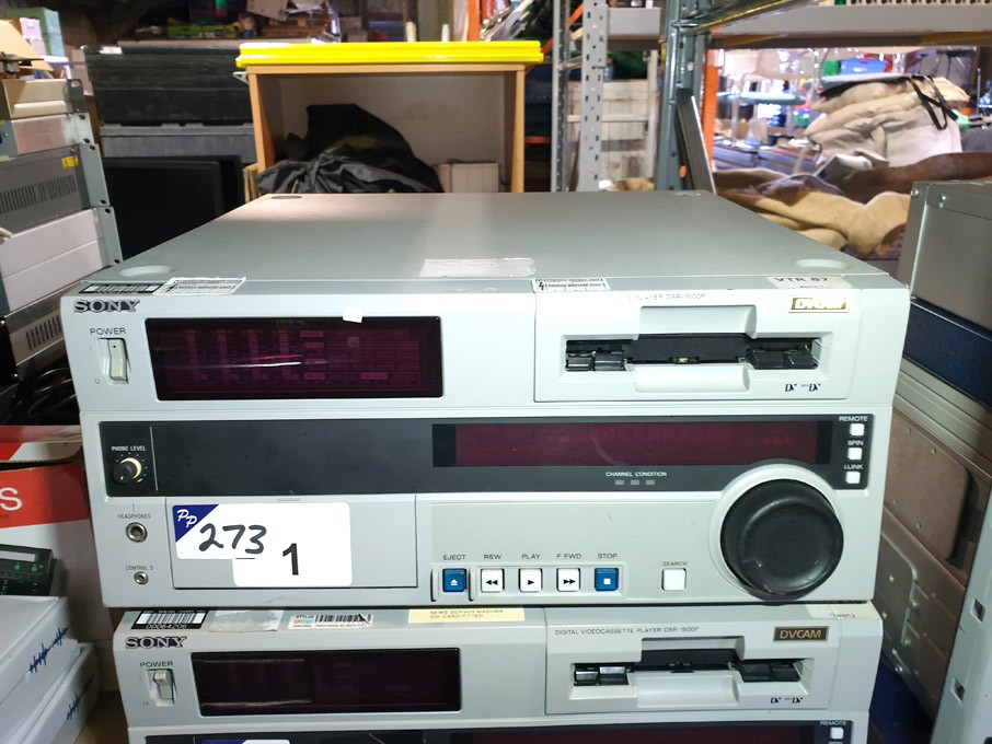 Sony DSR-1600P digital video cassette player, s/n...