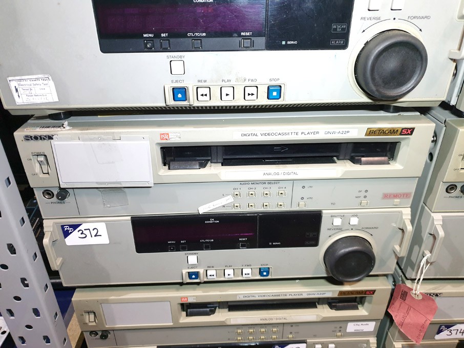 Sony DVW-A22P digital video cassette recorder, s/n...