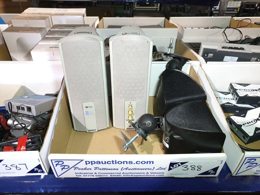 Pair Pioneer S-11 surround speakers, Pair Yamaha Y...