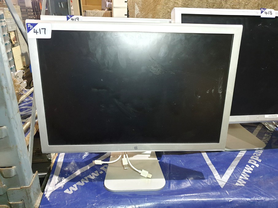 Apple A1081 20" cinema monitor on stand