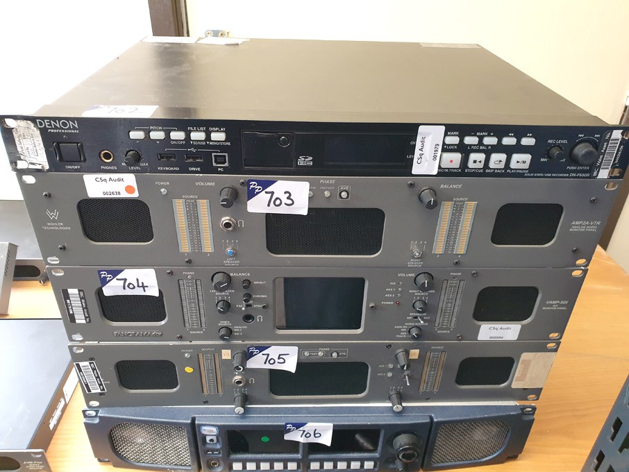 Wohler AMP2A/VTR analog audio monitor panel