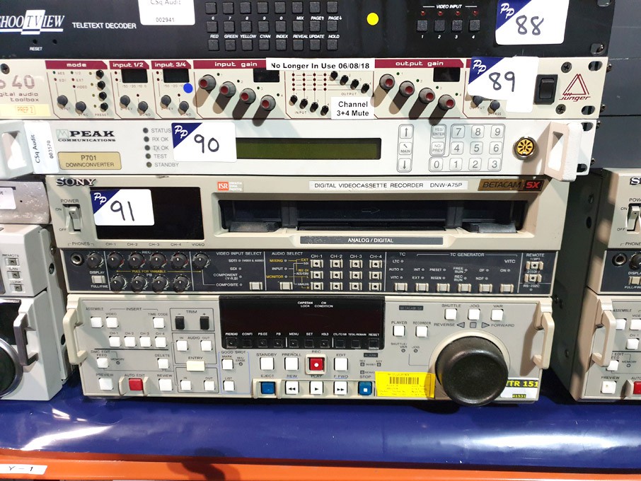 Sony DNW-A75P digital video cassette recorder, s/n...
