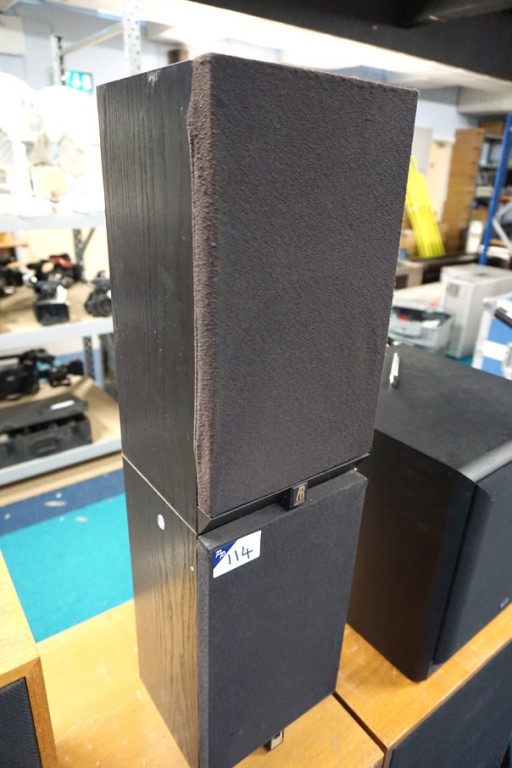 Pair Teledyne Acoustic Research 112 black speakers
