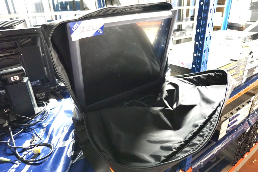 ELO ET 1295L touch screen monitor in carry case