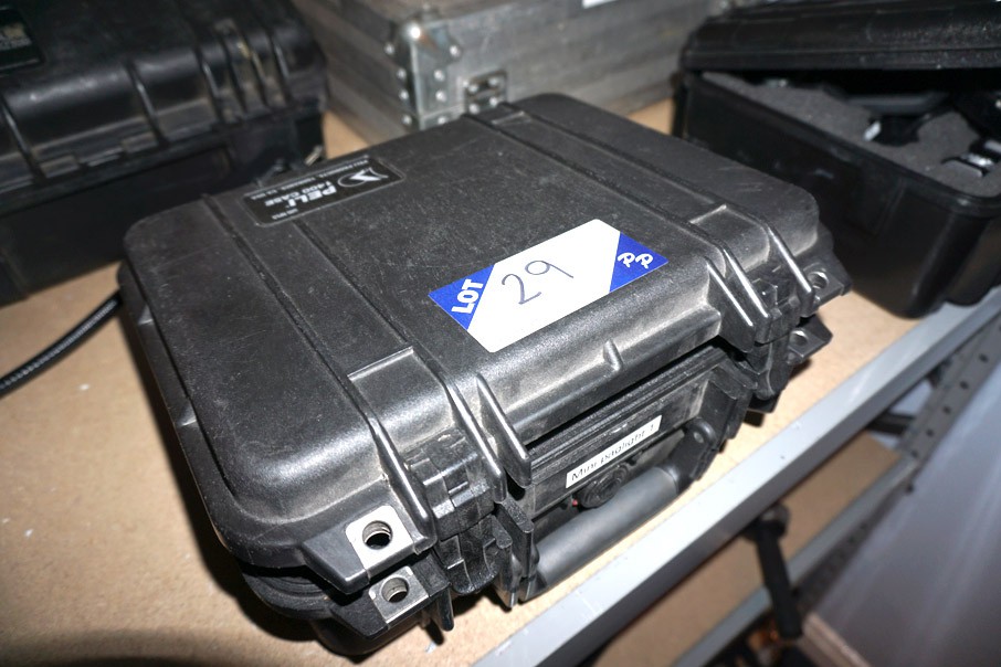 Pag Light with accessories in Peli case