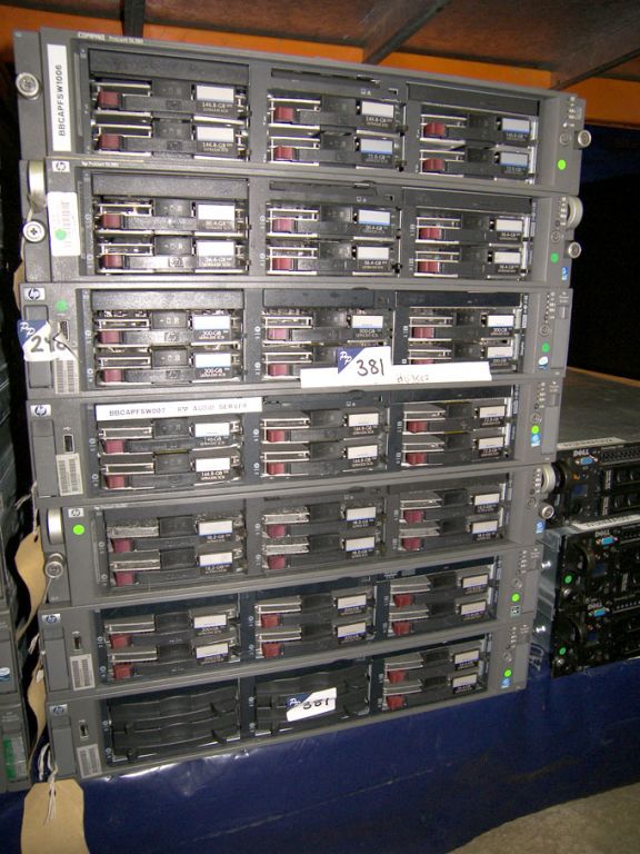 7x HP Proliant DL380 & Compaq Proliant DL380 Intel...