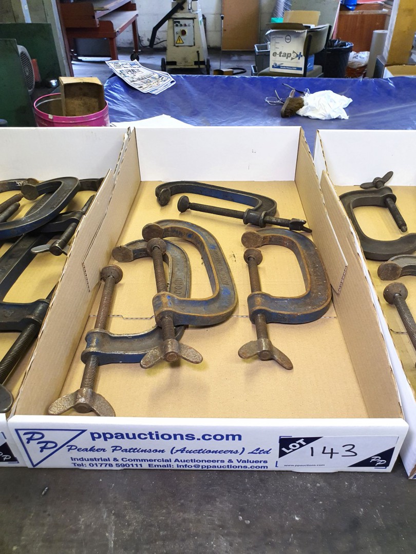 4x Record G-clamps