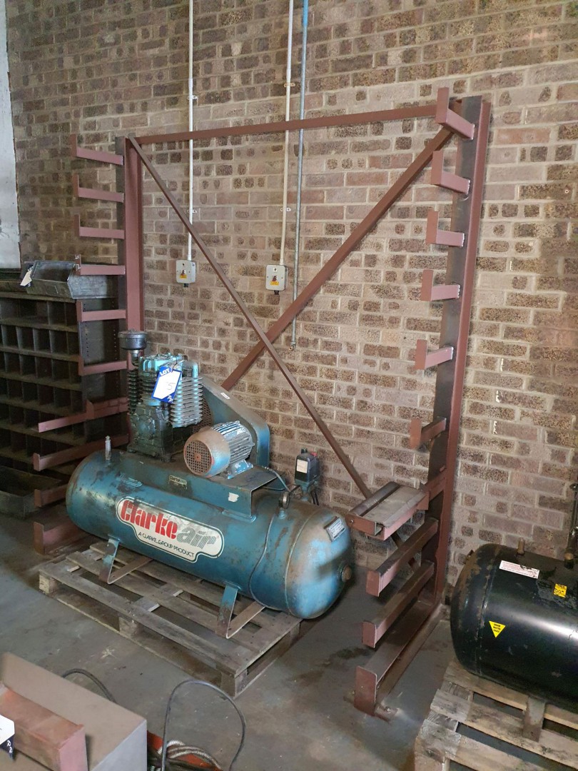 Metal single sided bar rack, fixed shelves