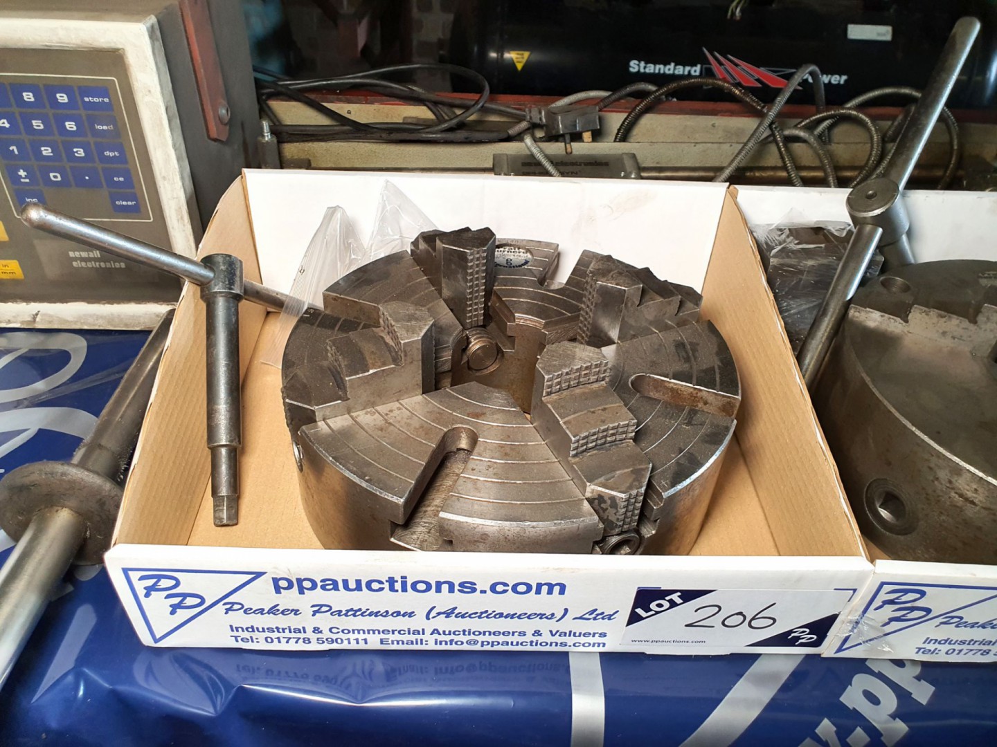 Pratt Burnerd 1350 250mm dia 3 jaw lathe chuck