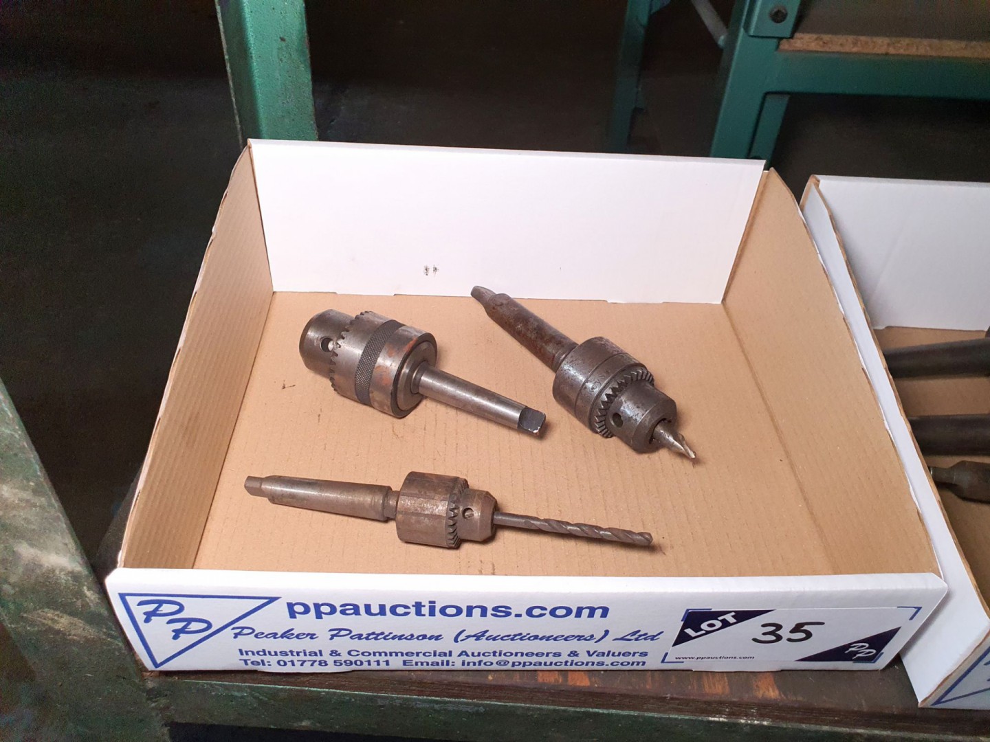 3x various drill chucks to 1/2"