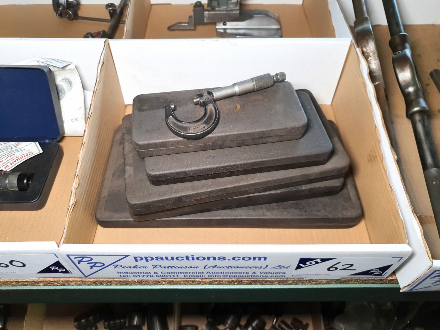 Qty Moore & Wright metric micrometers, 25-150mm in...